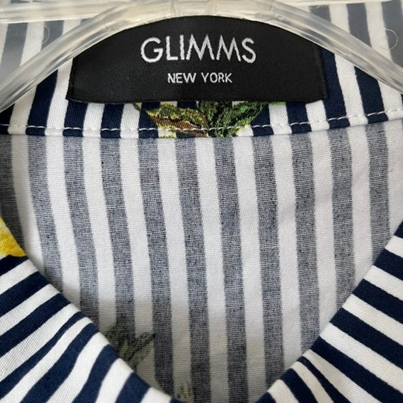 GLIMMS of New York Striped Romper with Lemons 98% Cotton - M - Picture 14 of 14